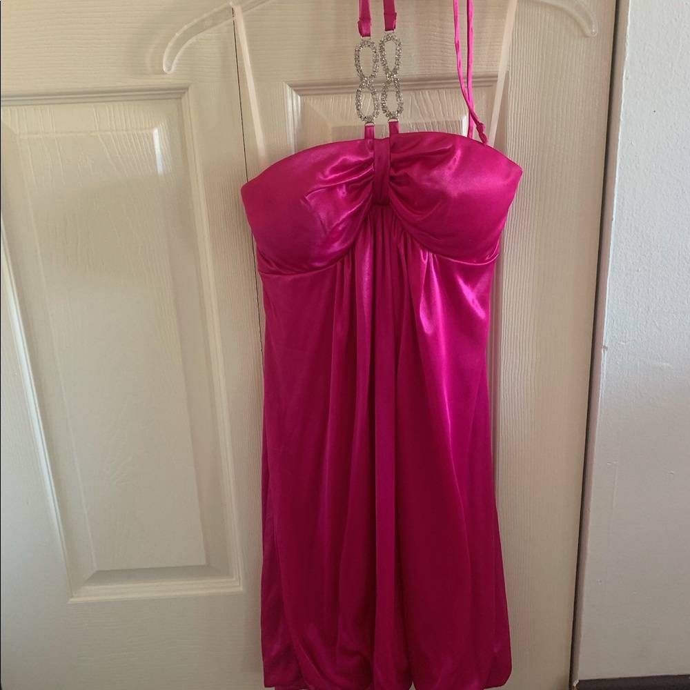 Halter mini dress